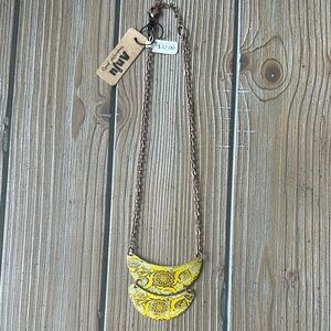 Anju Copper Panna Necklace